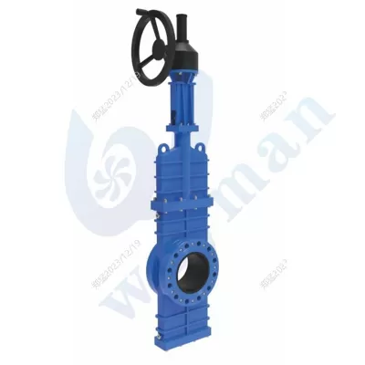 QCG-fully closed high presure bidirectional seal wear resistant knife gate valve